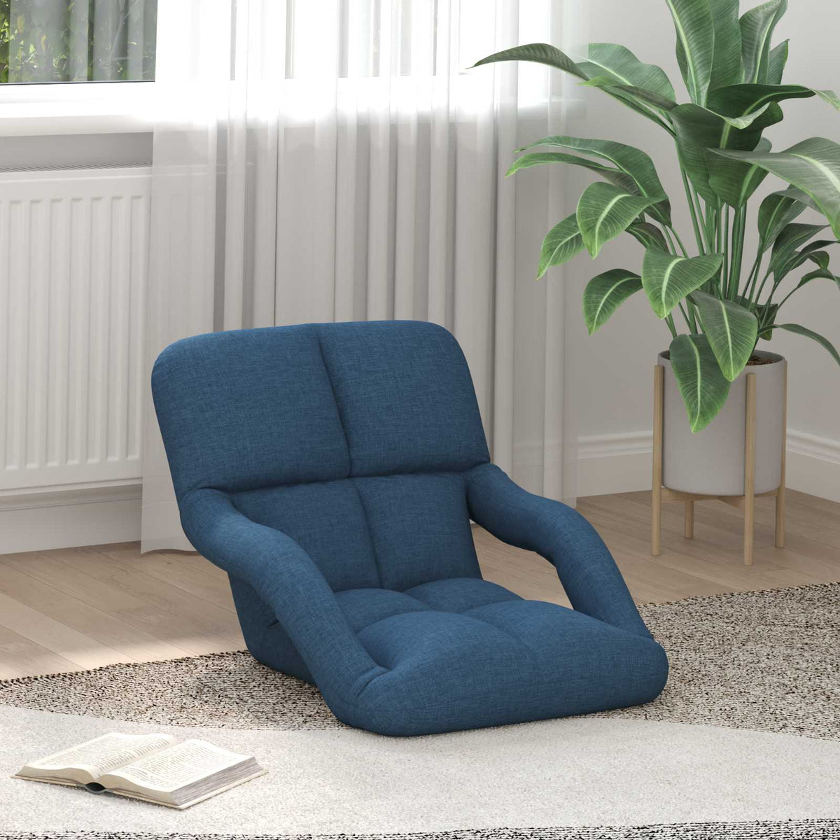 Verstelbare vlo stoelen Blauw 58 x 62 x 58 cm Stof is nu te koop bij PeponiXL, paradijselijk wonen!