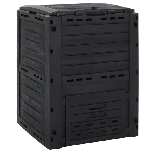 Compostbak 280 L polypropeen zwart is nu te koop bij PeponiXL, paradijselijk wonen!