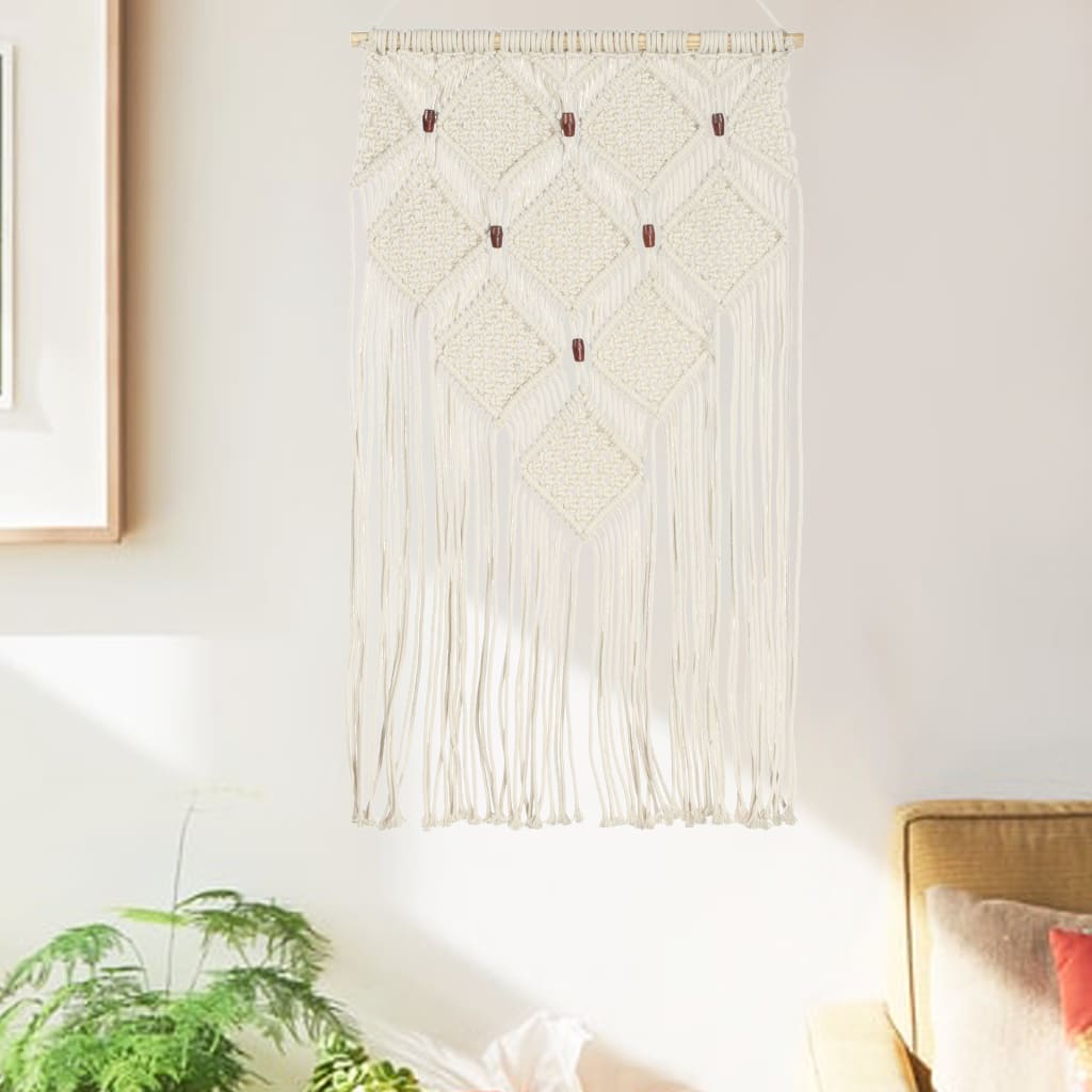 Wandhanger macramé 40x80 cm katoen is nu te koop bij PeponiXL, paradijselijk wonen!