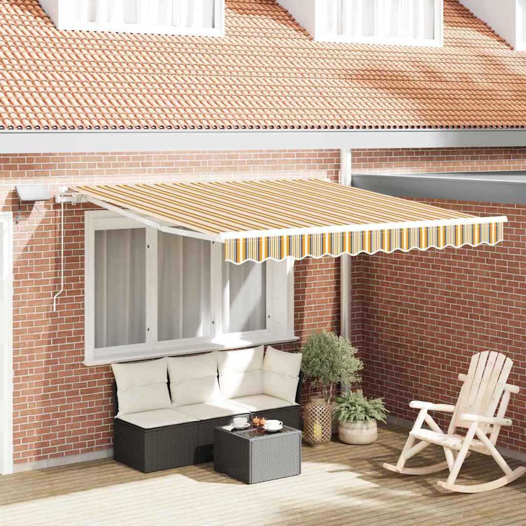 Inklapbaar Zonnescherm met 350 x 250 cm Stof is nu te koop bij PeponiXL, paradijselijk wonen!