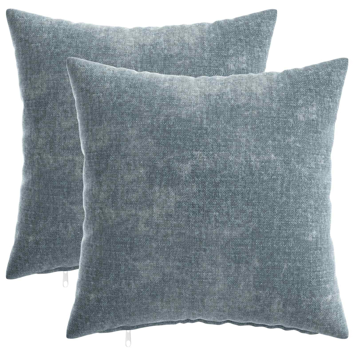 Kussensloop 2 st HEERLEN Lichtblauw 35 x 35 cm Chenille Stof is nu te koop bij PeponiXL, paradijselijk wonen!