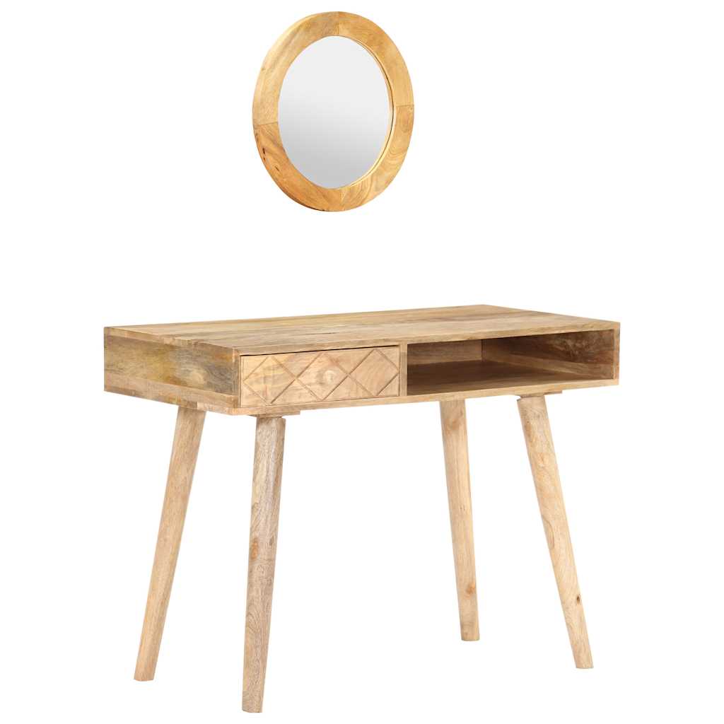 Kaptafel 100x50x76 cm massief mangohout is nu te koop bij PeponiXL, paradijselijk wonen!