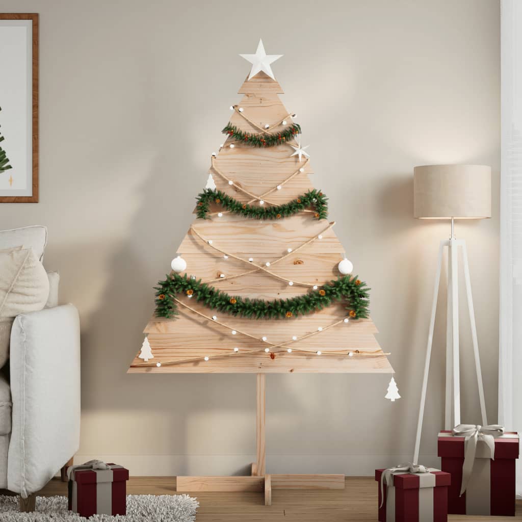 Kerstdecoratie kerstboom 150 cm massief hout is nu te koop bij PeponiXL, paradijselijk wonen!