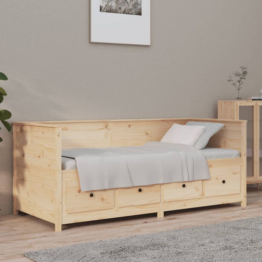 Slaapbank zonder matras 75x190 cm massief grenenhout is nu te koop bij PeponiXL, paradijselijk wonen!