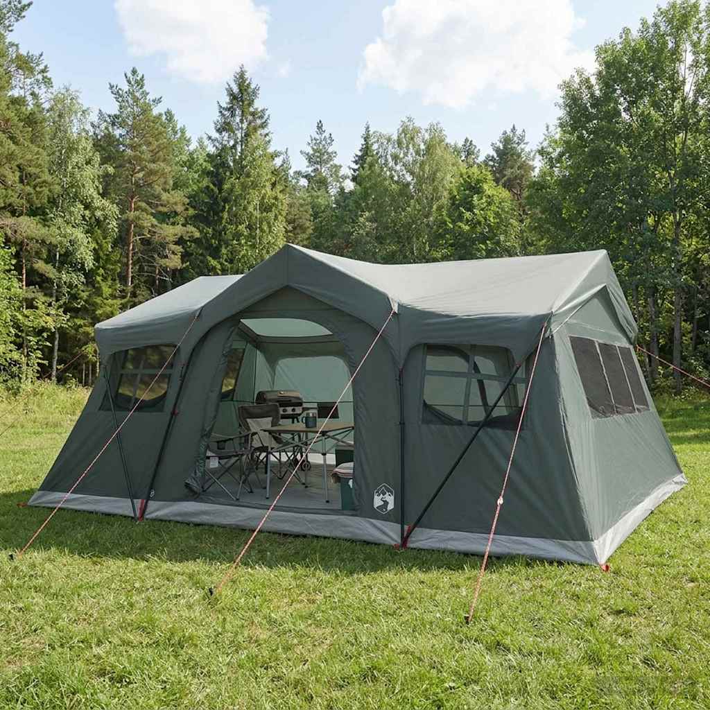 Gezinstent Legergroen 487 x 340 x 216 cm Polyester en staal is nu te koop bij PeponiXL, paradijselijk wonen!