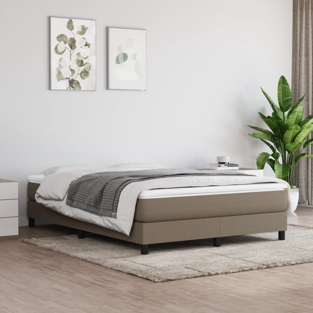 Pocketveringmatras medium 140x190x20 cm stof taupe is nu te koop bij PeponiXL, paradijselijk wonen!