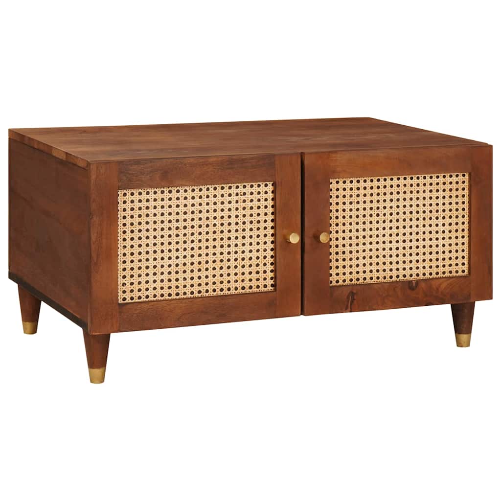 Salontafel 80 x 50 x 40 cm Massief Mango Hout is nu te koop bij PeponiXL, paradijselijk wonen!