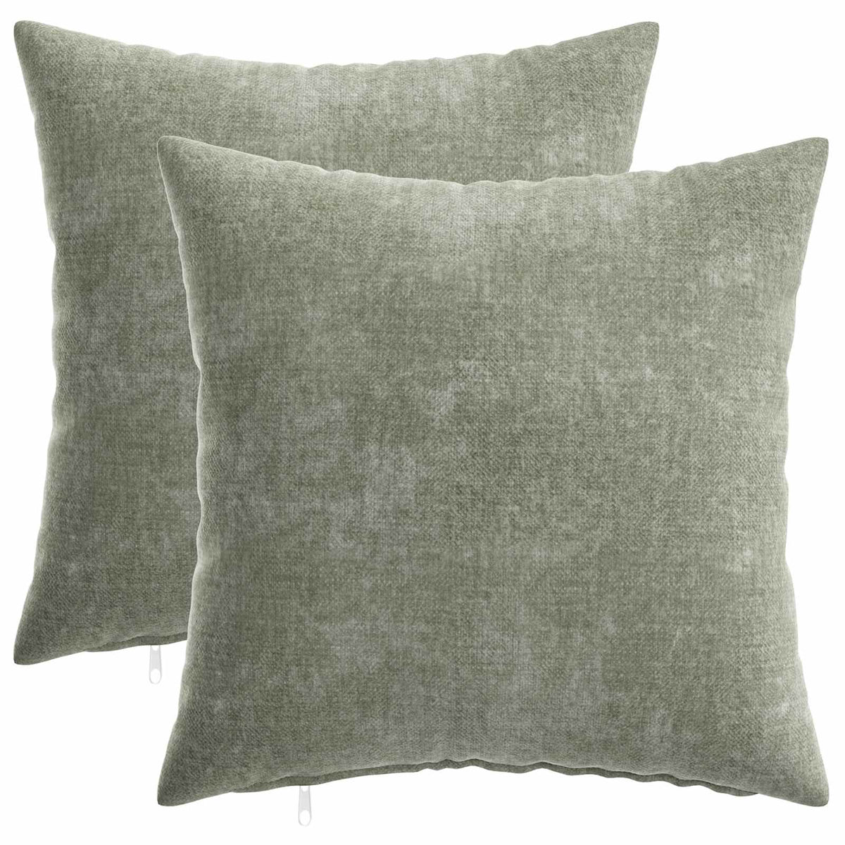 Kussensloop 2 st HEERLEN Groen 35 x 35 cm Chenille Stof is nu te koop bij PeponiXL, paradijselijk wonen!