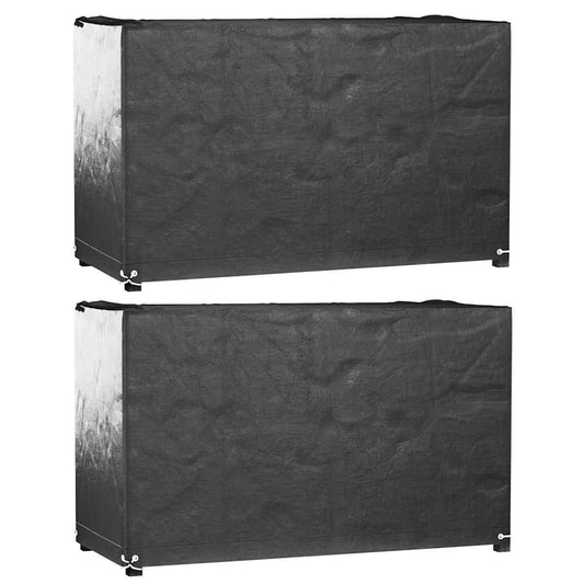 Tuinmeubelhoezen 2 st 8 oogjes rechthoekig 170x94x70 cm is nu te koop bij PeponiXL, paradijselijk wonen!
