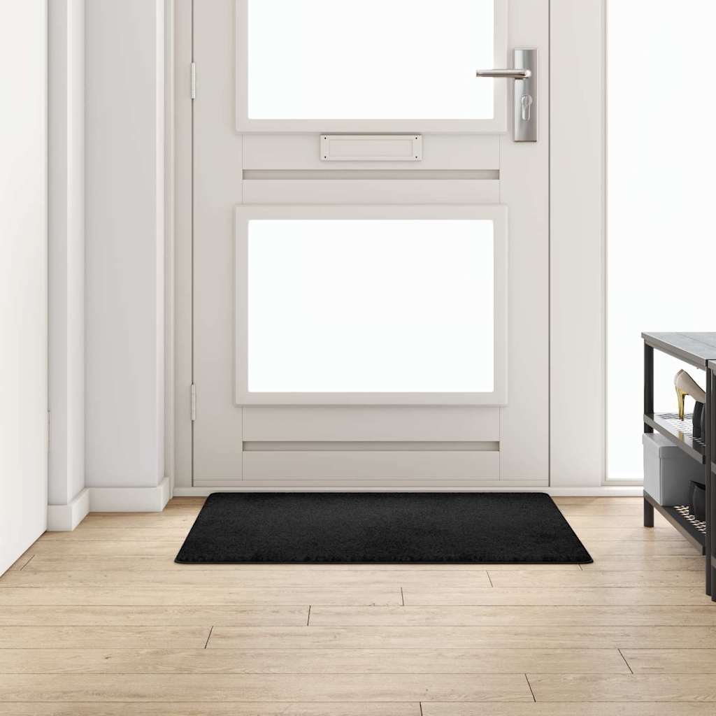 Tapijt Loper Zwart 100 x 100 cm 100% Polypropylene Tuft is nu te koop bij PeponiXL, paradijselijk wonen!
