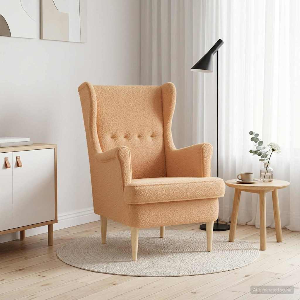 Fauteuil Beige Stof is nu te koop bij PeponiXL, paradijselijk wonen!