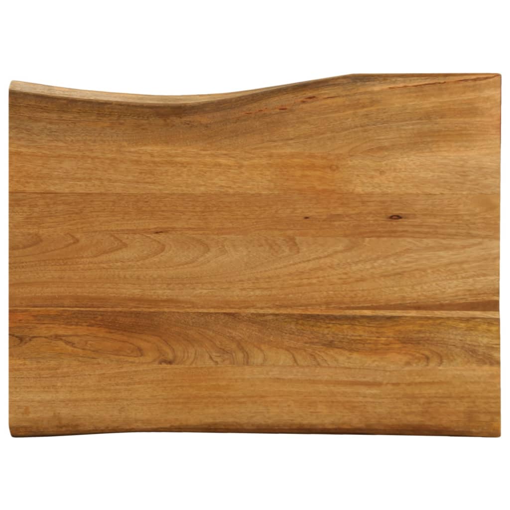 Tafelblad met natuurlijke rand 70x60x3,8 cm massief mangohout is nu te koop bij PeponiXL, paradijselijk wonen!