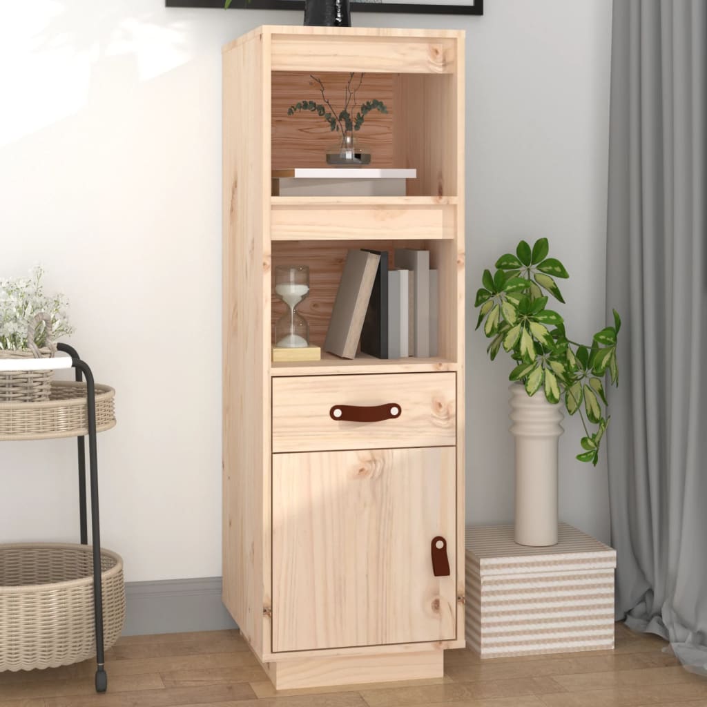 Hoge kast 34x40x108,5 cm massief grenenhout is nu te koop bij PeponiXL, paradijselijk wonen!