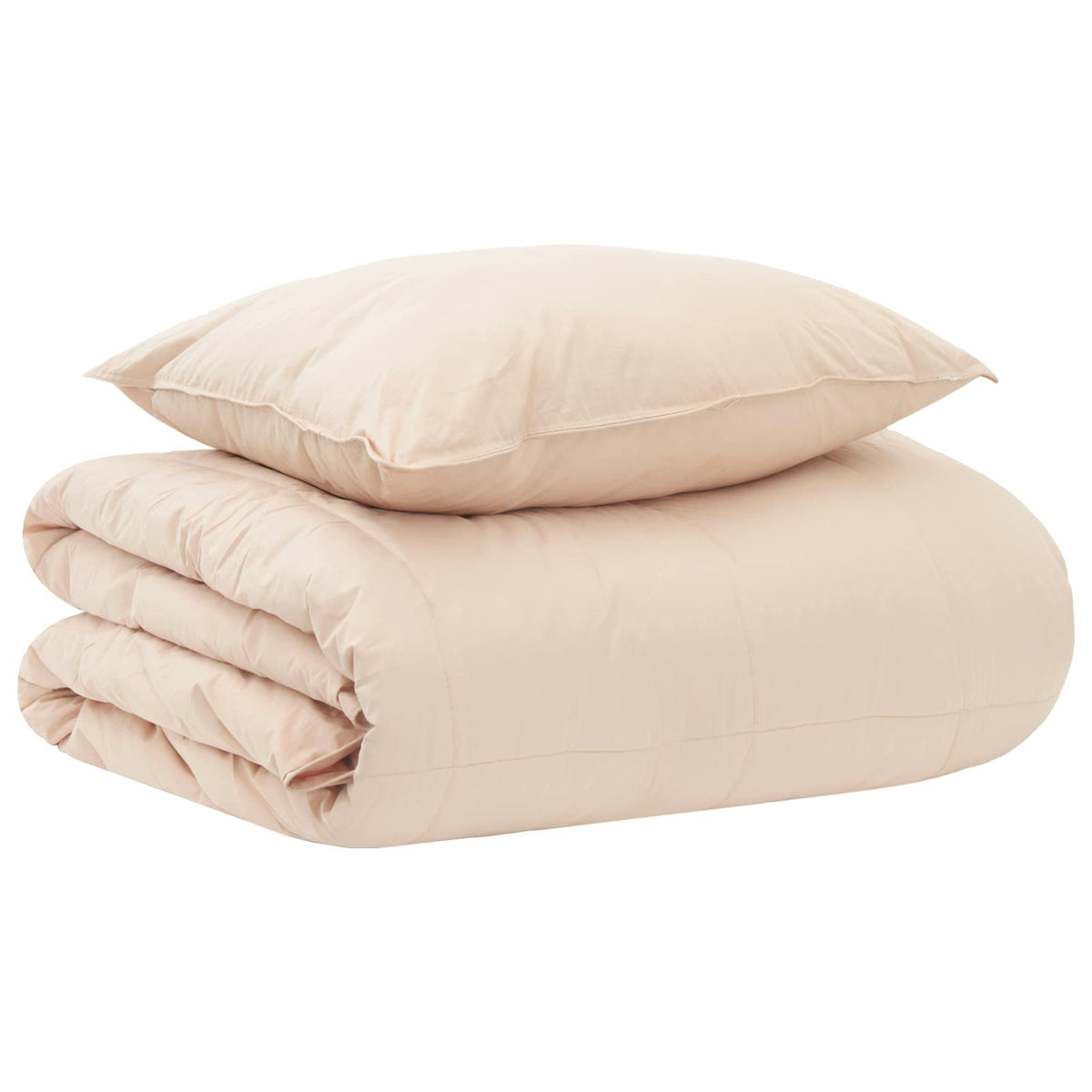 Dekbedset Beige 137 x 200 cm Katoen, Kapok, Polyester is nu te koop bij PeponiXL, paradijselijk wonen!