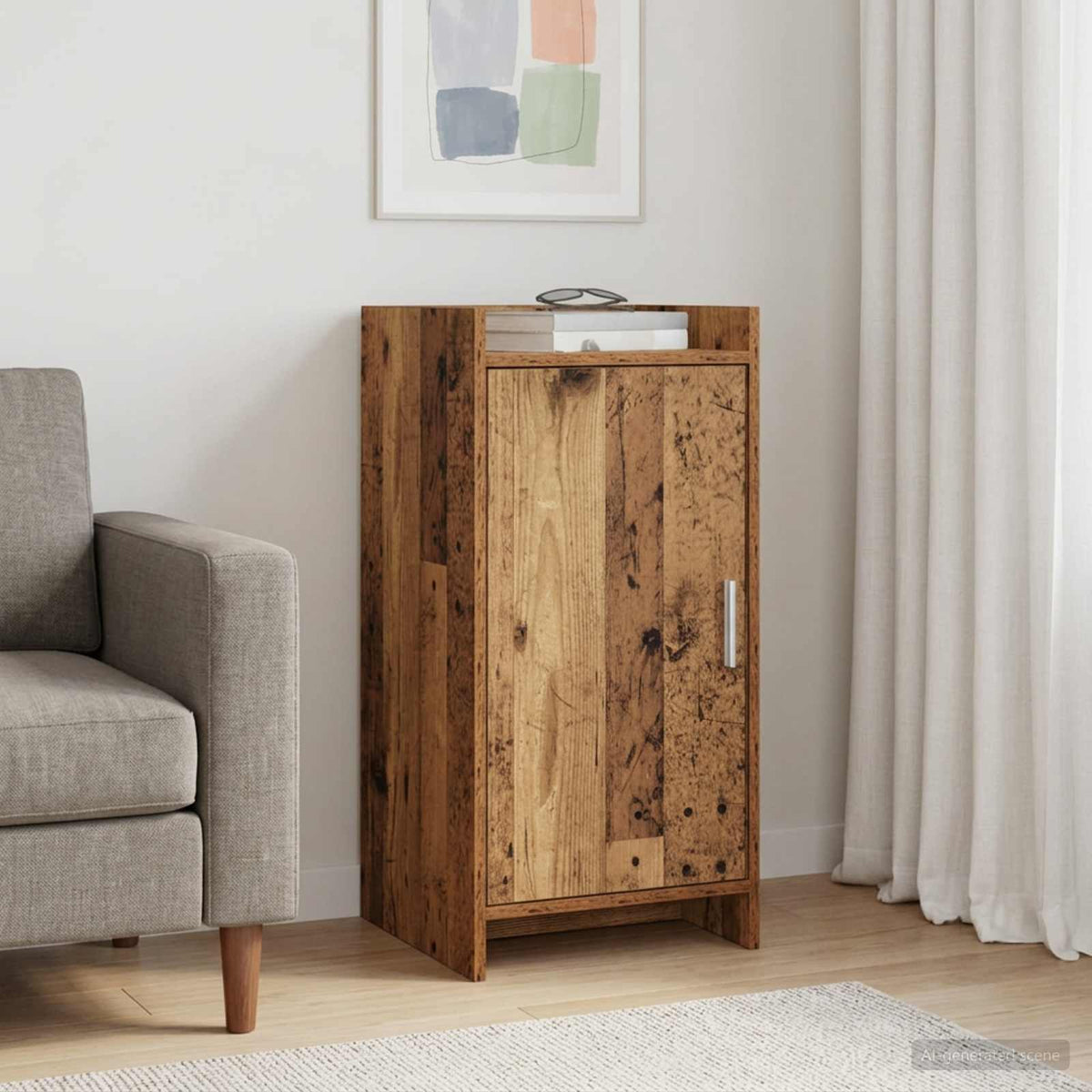 Dressoir Oud hout 40 x 36 x 80 cm Bewerkt hout is nu te koop bij PeponiXL, paradijselijk wonen!