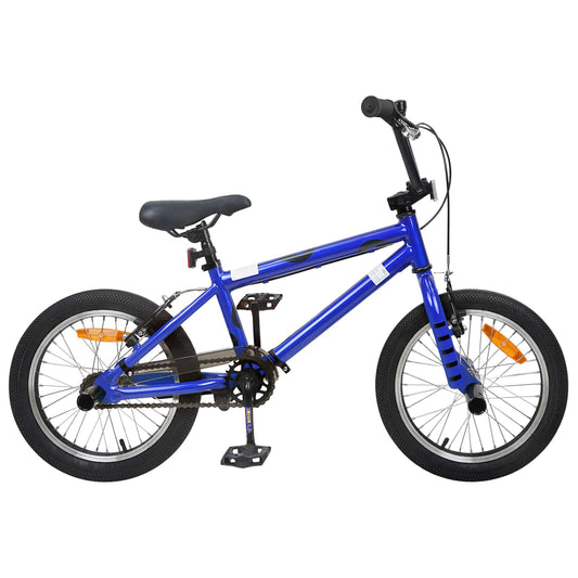 BMX Fiets 16 Inch voor 5-8 jaar oud Donkerblauw is nu te koop bij PeponiXL, paradijselijk wonen!