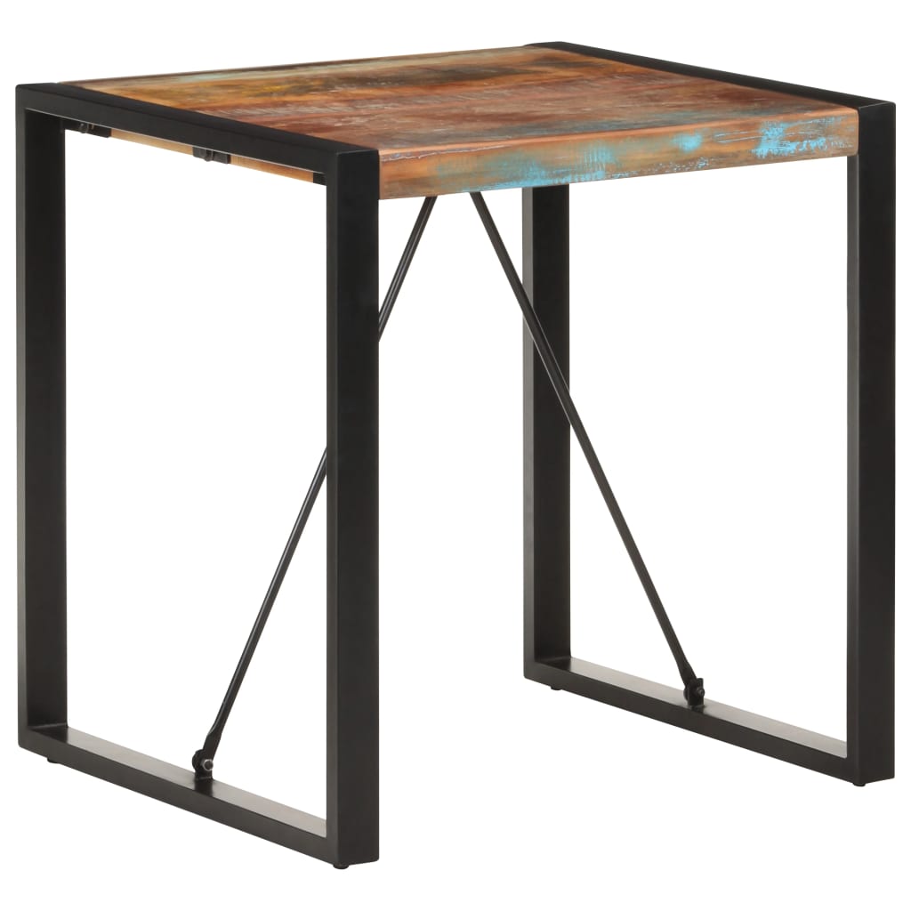 Eettafel 70x70x75 cm massief gerecycled hout is nu te koop bij PeponiXL, paradijselijk wonen!