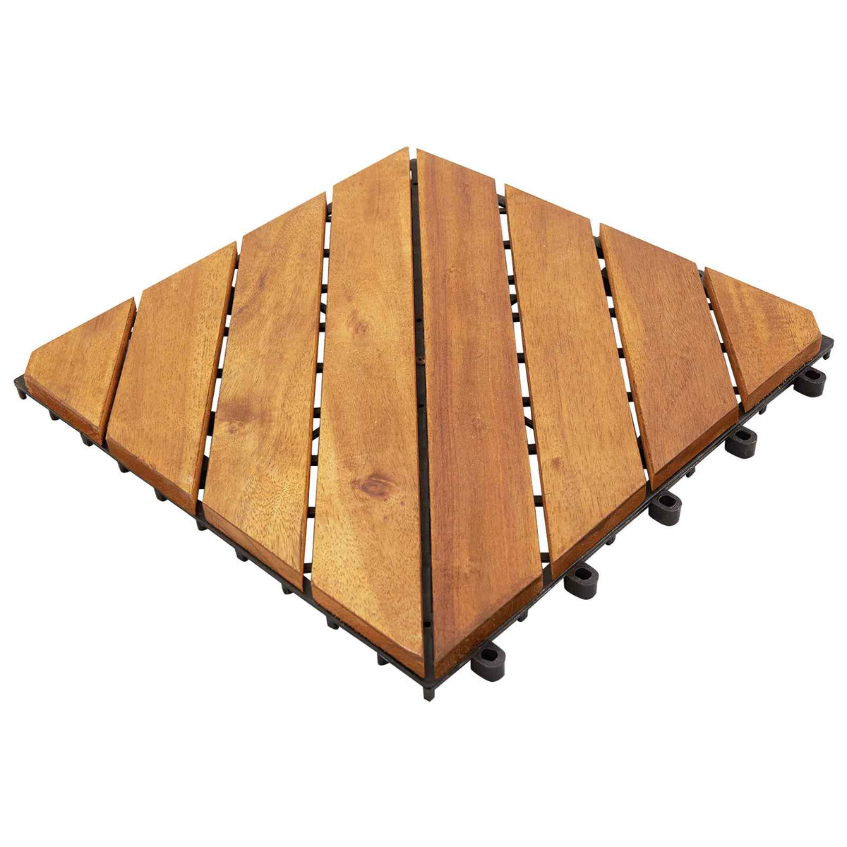 Terras Tegel 30 pcs Bruin 30 x 30 cm Acacia Hardhout is nu te koop bij PeponiXL, paradijselijk wonen!