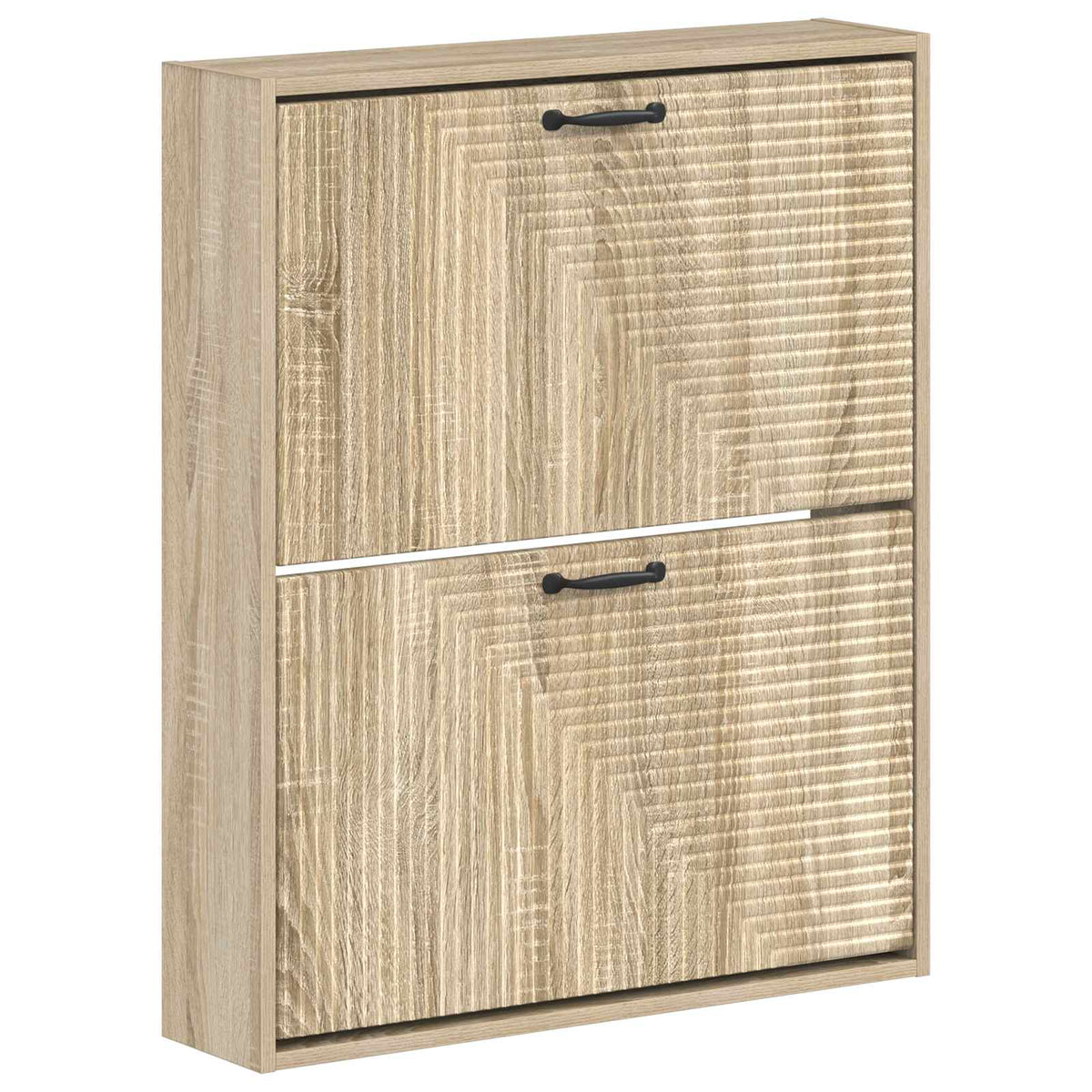 Wandgemonteerde Schoenkast HAARLEM 71 x 17 x 86 cm Bewerkt hout is nu te koop bij PeponiXL, paradijselijk wonen!