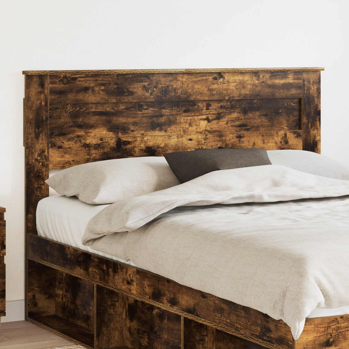 Hoofdbord Gerookt eiken Bewerkt hout is nu te koop bij PeponiXL, paradijselijk wonen!