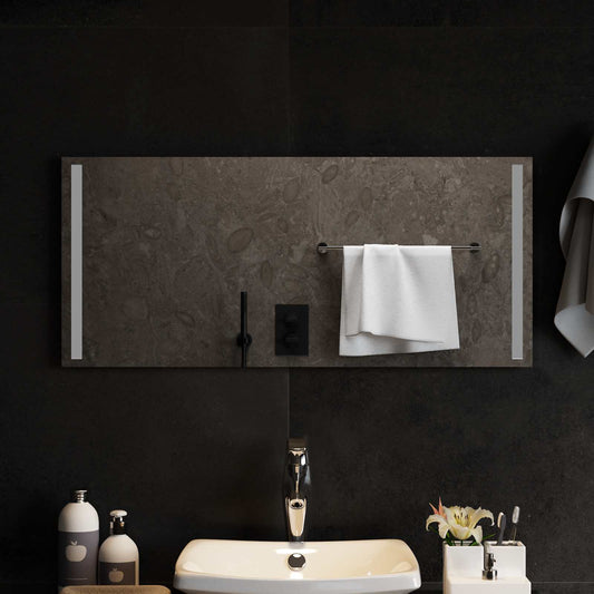 LED Badkamer Spiegel Transparant 90 x 40 cm gehard glas is nu te koop bij PeponiXL, paradijselijk wonen!