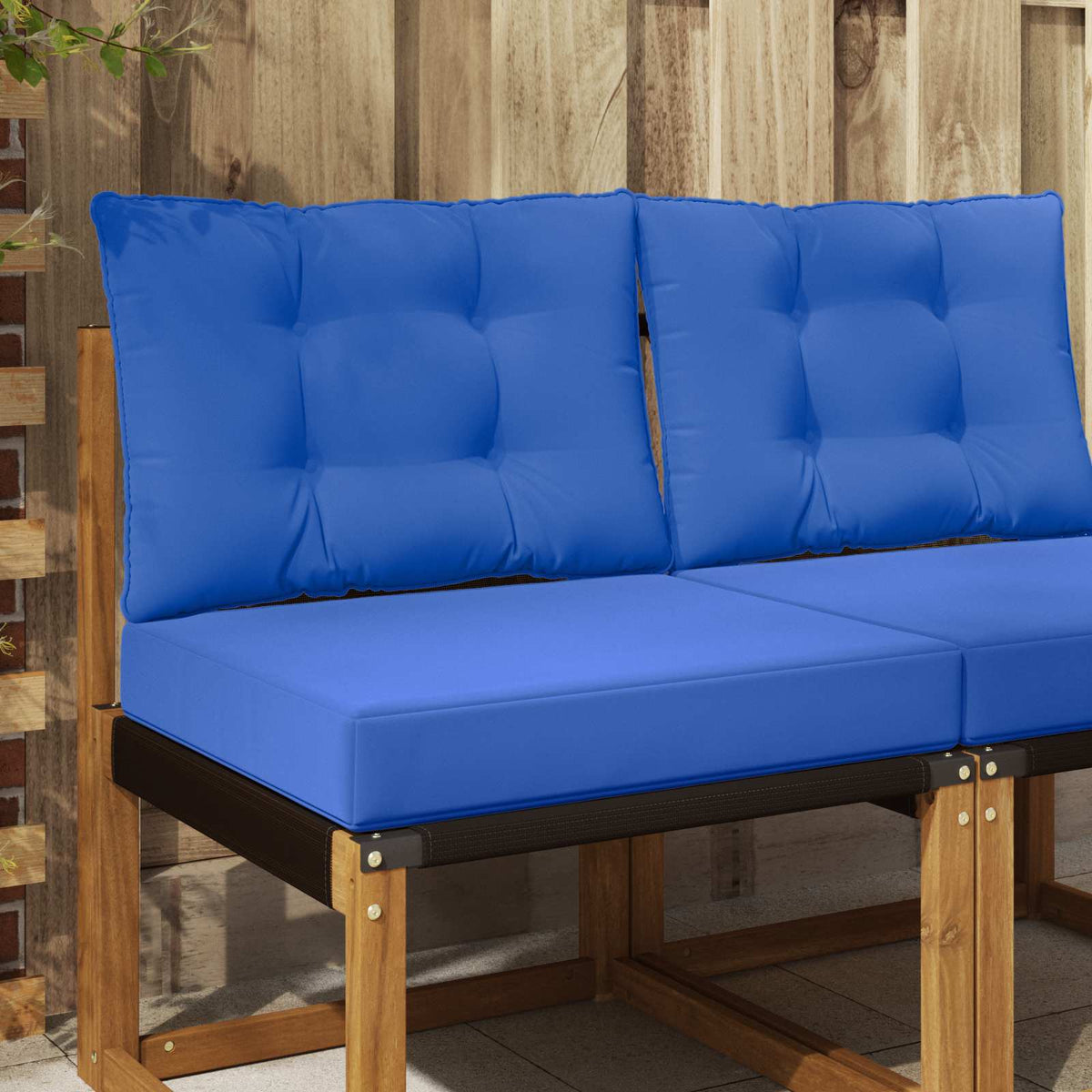 Buiten bankkussen 2 pcs Koninklijk Blauw Polyester is nu te koop bij PeponiXL, paradijselijk wonen!