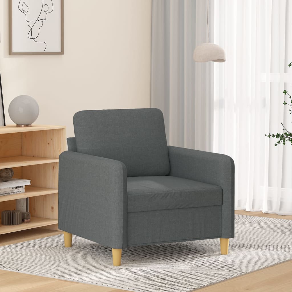 Fauteuil 60 cm stof donkergrijs is nu te koop bij PeponiXL, paradijselijk wonen!