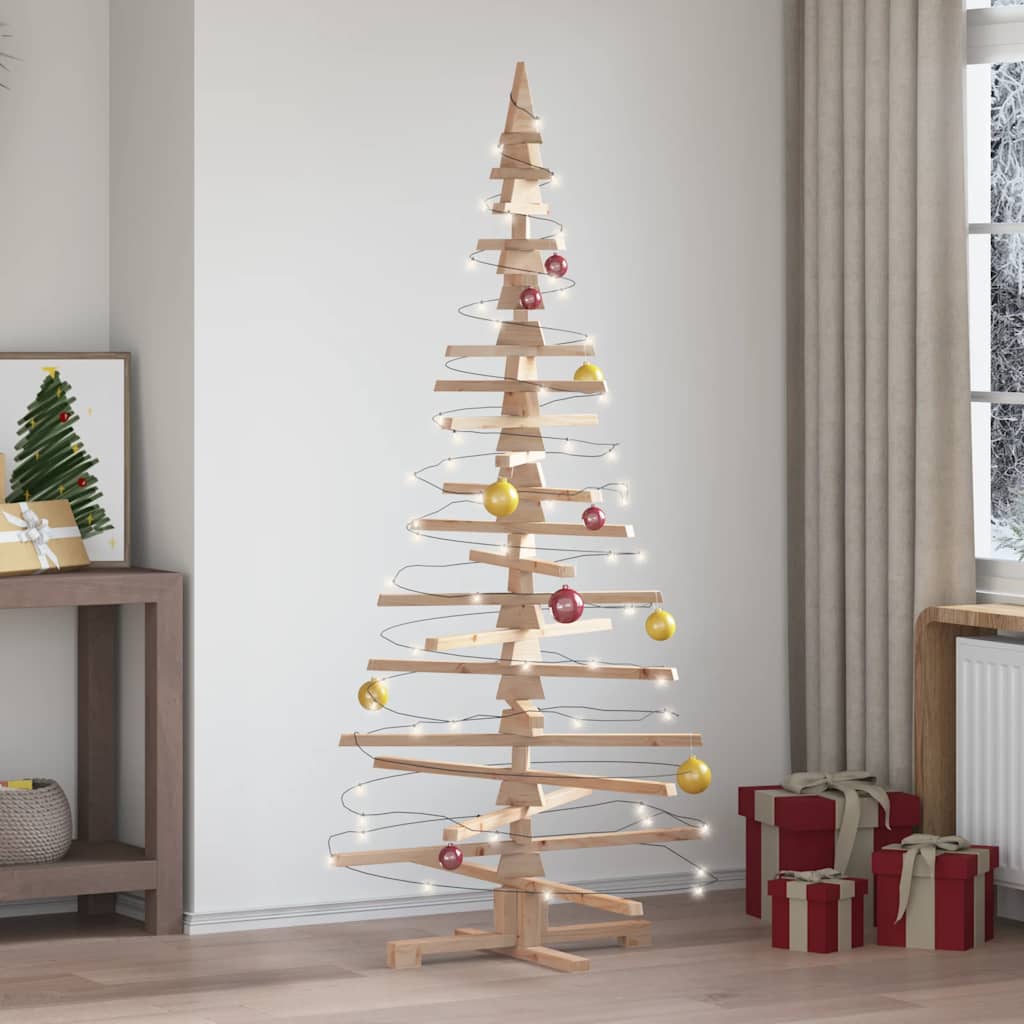 Kerstdecoratie kerstboom 180 cm massief grenenhout is nu te koop bij PeponiXL, paradijselijk wonen!