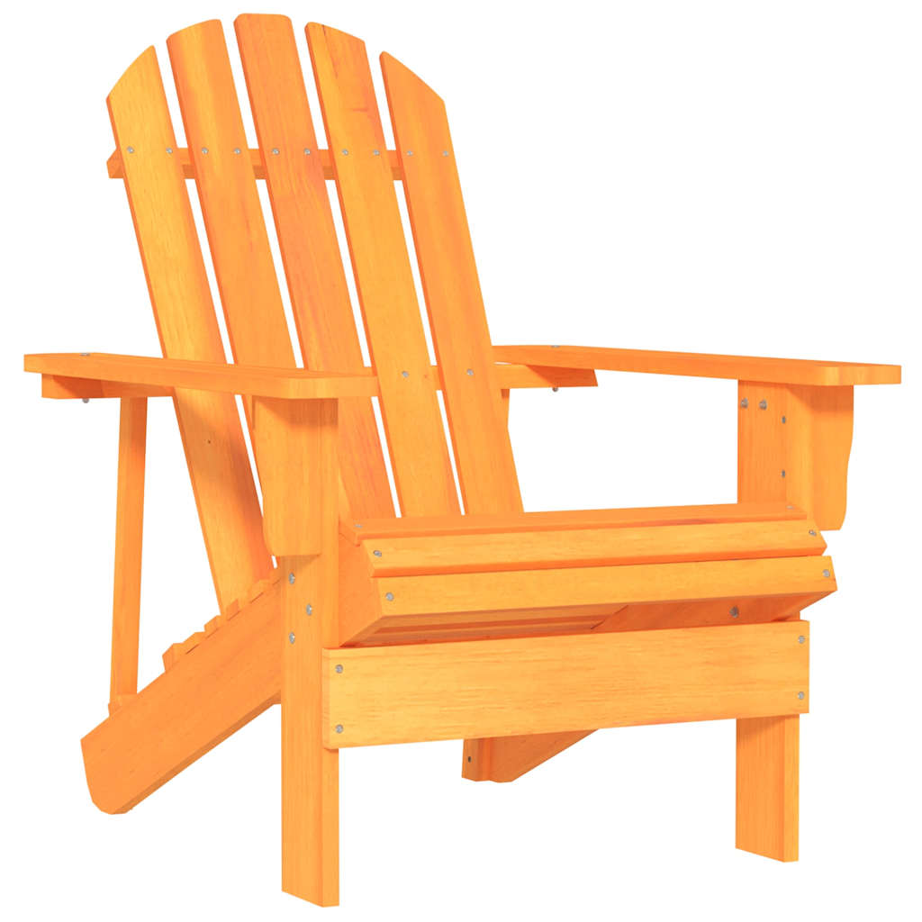 Tuinstoel Adirondack massief vurenhout oranje is nu te koop bij PeponiXL, paradijselijk wonen!