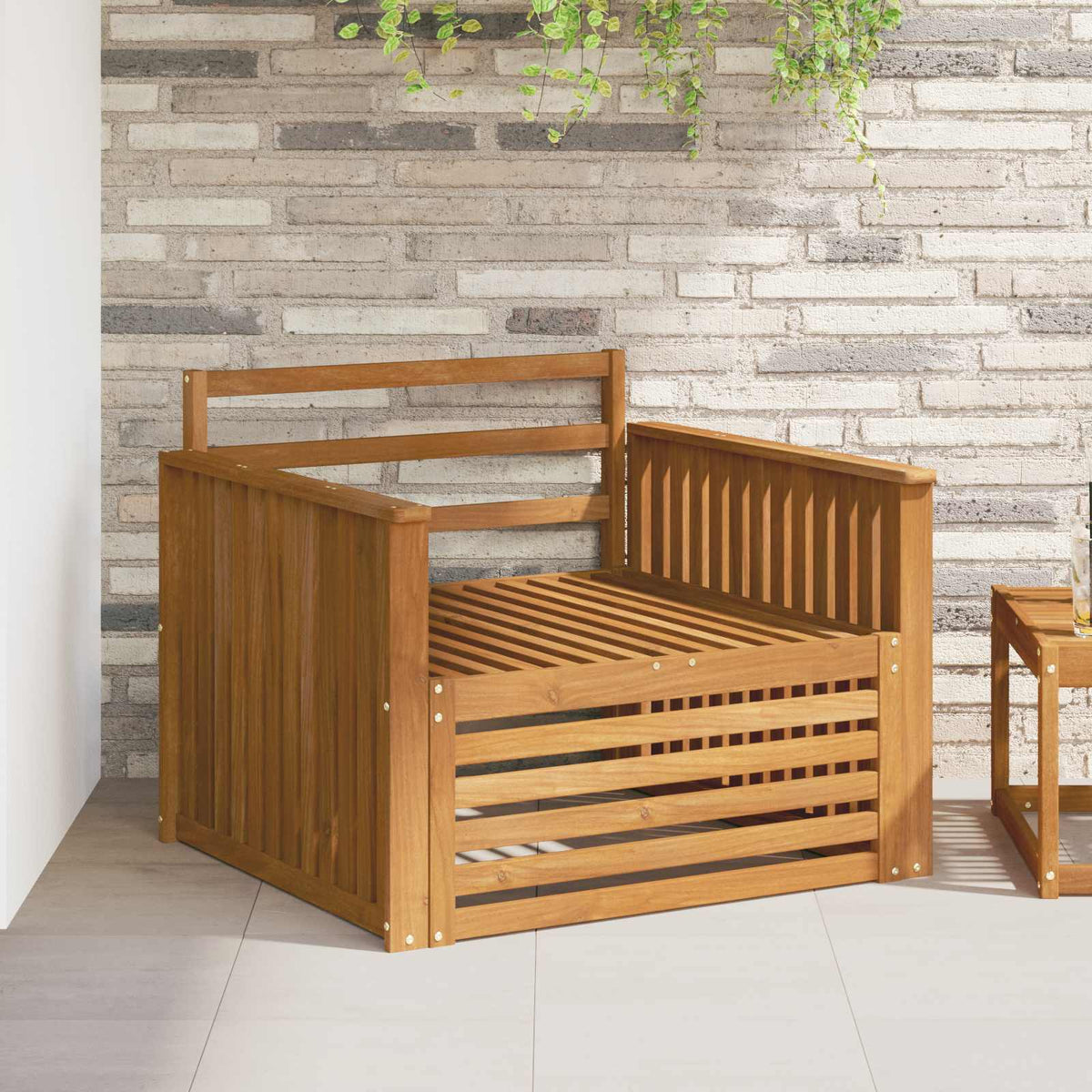 2 Stuk Tuinbank Naturel is nu te koop bij PeponiXL, paradijselijk wonen!