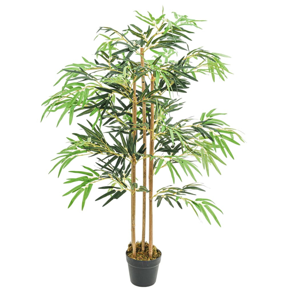 Kunstplant bamboe 730 bladeren 120 cm groen is nu te koop bij PeponiXL, paradijselijk wonen!