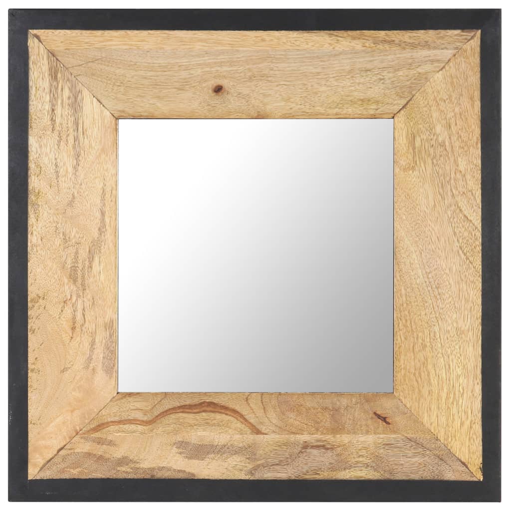 Spiegel 50x50 cm massief mangohout is nu te koop bij PeponiXL, paradijselijk wonen!