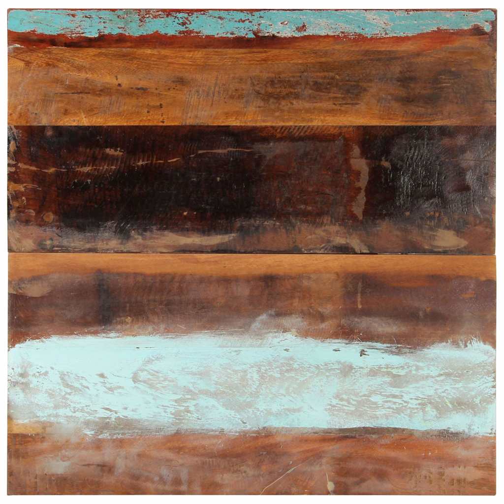 Tafelblad vierkant 25-27 mm 80x80 cm massief gerecycled hout is nu te koop bij PeponiXL, paradijselijk wonen!
