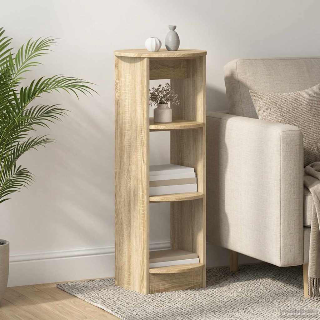 Bijzetkast Sonoma Eiken 40 x 40 x 100 cm Geconstrueerd hout is nu te koop bij PeponiXL, paradijselijk wonen!