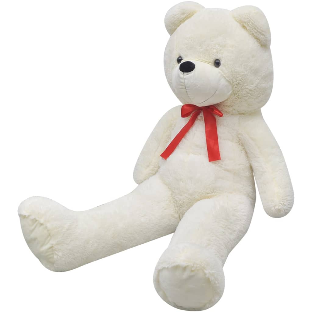 Teddybeer 170 cm pluche wit is nu te koop bij PeponiXL, paradijselijk wonen!