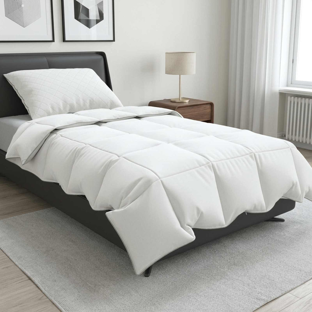 Dekbed FULDA 140 x 200 cm Zomer 100 GSM 90% Gansendons Wit is nu te koop bij PeponiXL, paradijselijk wonen!