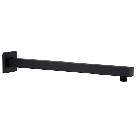 Douchearm vierkant 40 cm roestvrij staal 201 zwart is nu te koop bij PeponiXL, paradijselijk wonen!