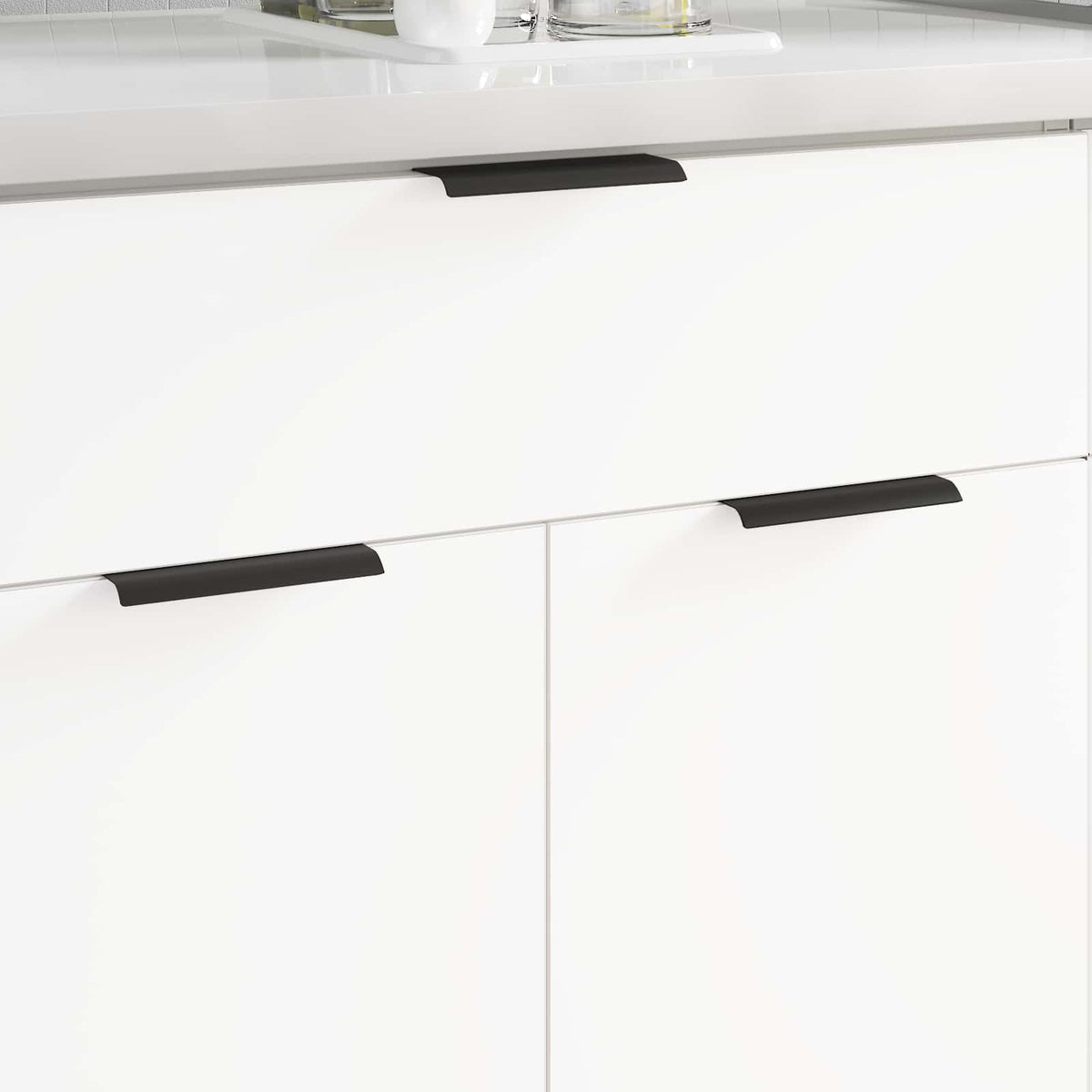 Handvat 725 pcs Zwart 120 x 39.6 x 17 mm Aluminium is nu te koop bij PeponiXL, paradijselijk wonen!