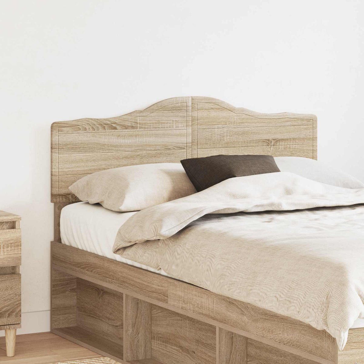Hoofdbord Sonoma Eiken Bewerkt hout is nu te koop bij PeponiXL, paradijselijk wonen!