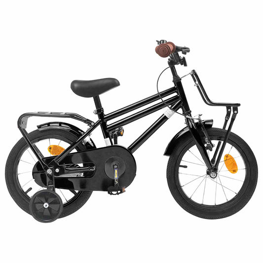 Kinderfiets 16 Inch voor 4-6 jaar oud Zwart is nu te koop bij PeponiXL, paradijselijk wonen!