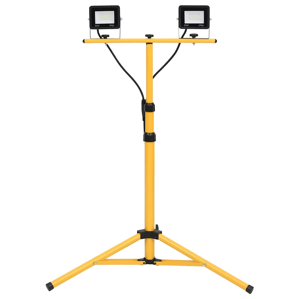 Spotlight met statief LED 2x20 W koudwit is nu te koop bij PeponiXL, paradijselijk wonen!