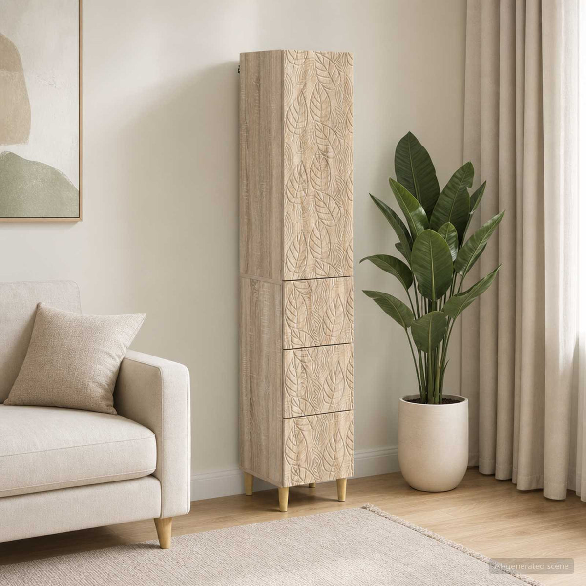 Kastenset 2 pcs Sonoma Eiken 33 x 34,5 x 90 cm Bewerkt hout is nu te koop bij PeponiXL, paradijselijk wonen!