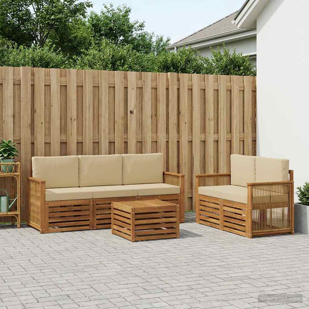 Sofa-Sets Massief Acaciahout is nu te koop bij PeponiXL, paradijselijk wonen!