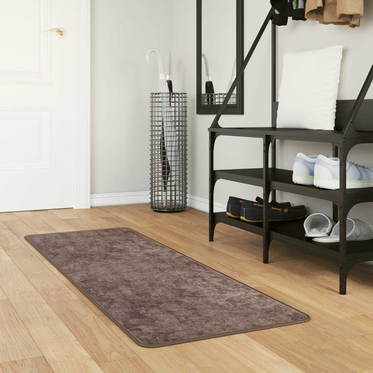 Vloerkleedloper MARSA Grijs 50 x 150 cm Polyester en PVC is nu te koop bij PeponiXL, paradijselijk wonen!