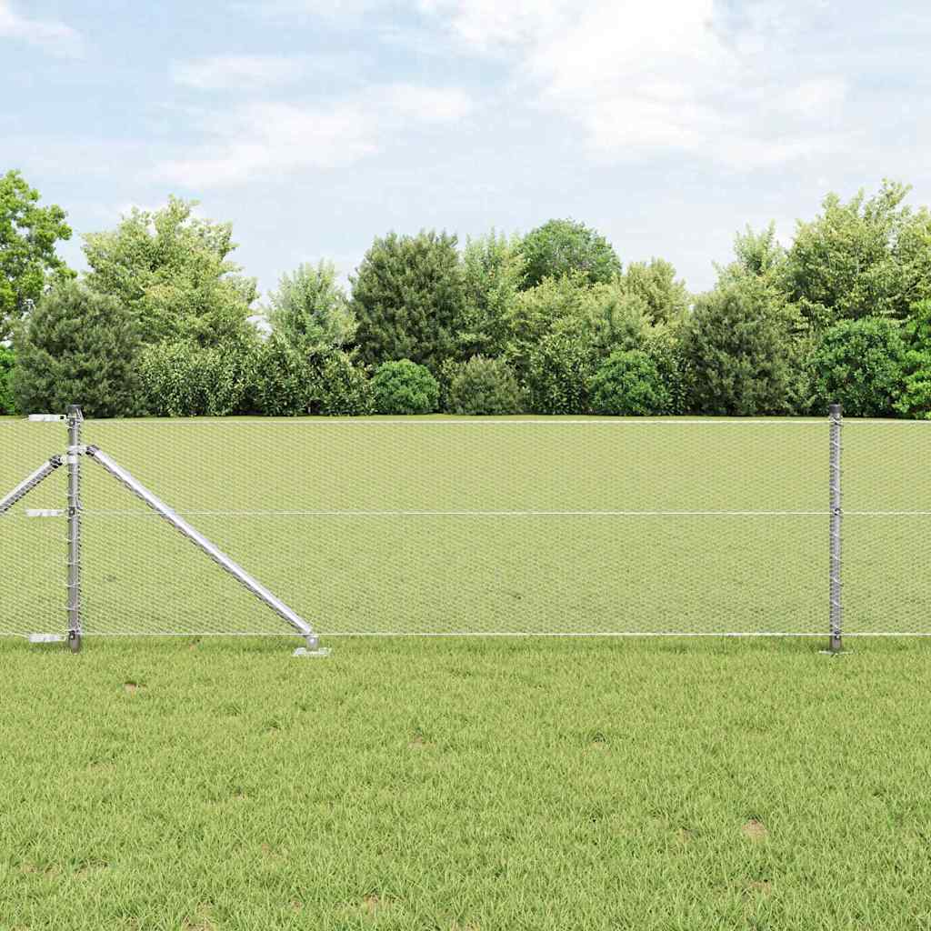 zeshoekig gaasgek met palen 100 x 0,6 m Gegalvaniseerd staal is nu te koop bij PeponiXL, paradijselijk wonen!