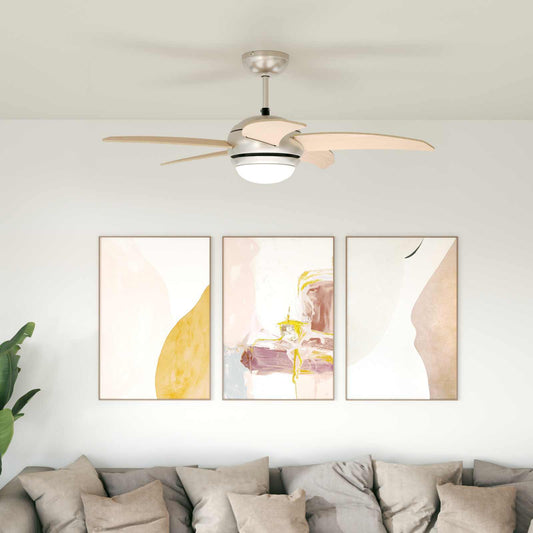 Plafondventilator met licht en afstandsbediening Ø 110 cm is nu te koop bij PeponiXL, paradijselijk wonen!
