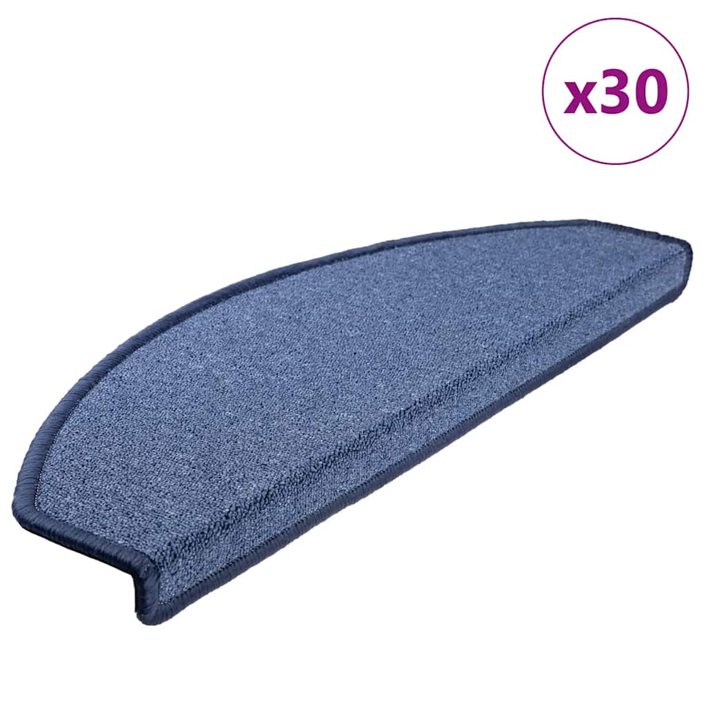 Trapmatten 30 st 65x24x4 cm Blauw Halfrond Groot is nu te koop bij PeponiXL, paradijselijk wonen!