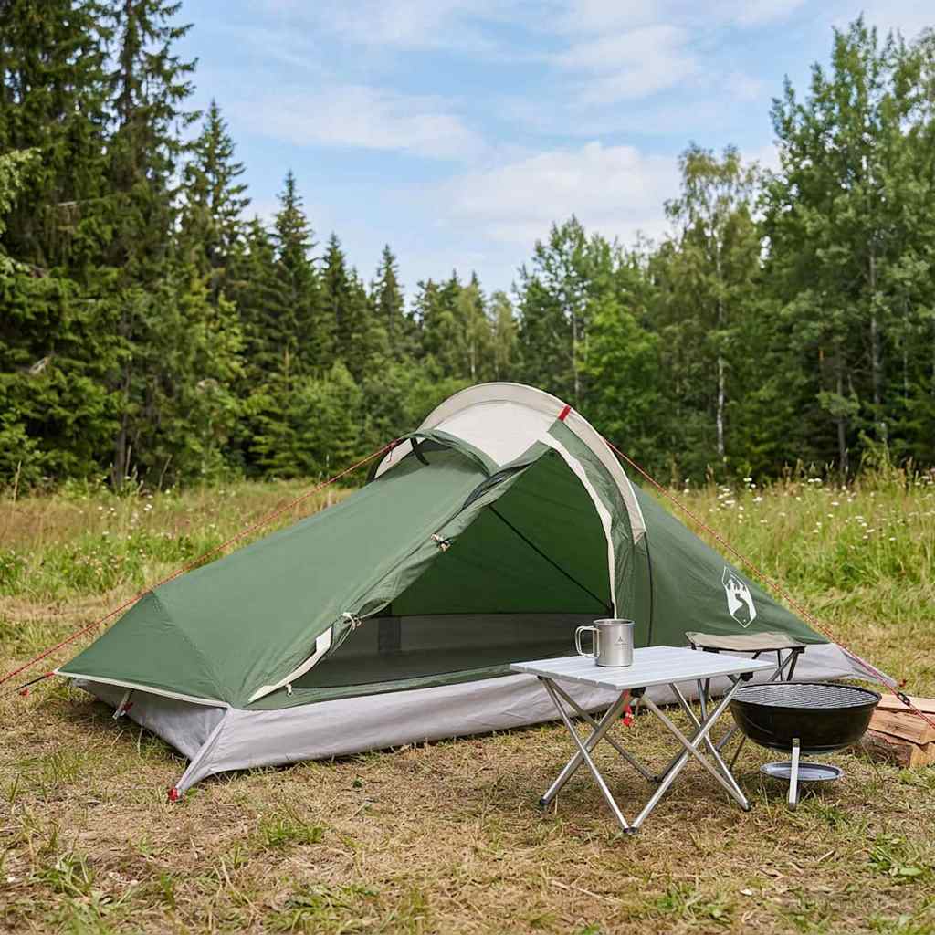 Backpacking Tent Groen 2-persoons 185T Polyester met PU Coating is nu te koop bij PeponiXL, paradijselijk wonen!