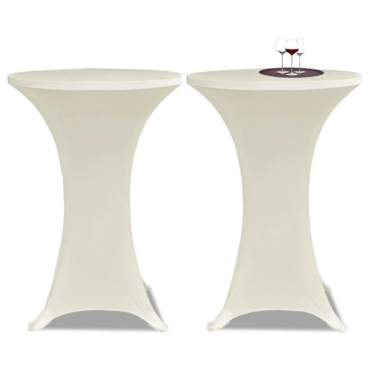 Statafelhoes Stretch Ø70cm Crème (2 stuks) is nu te koop bij PeponiXL, paradijselijk wonen!