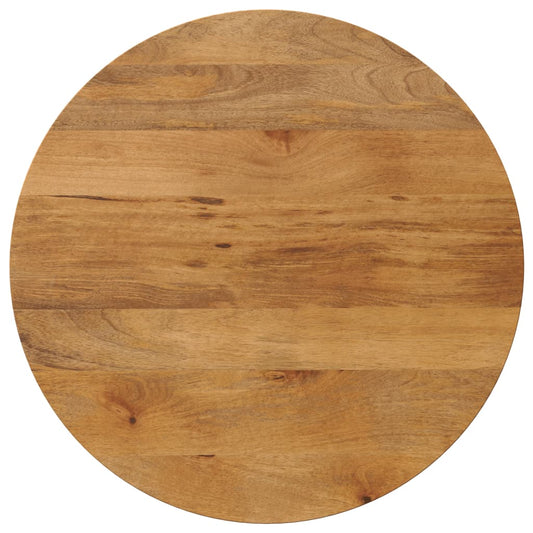 Tafelblad rond Ø 90x2,5 cm massief ruw mangohout is nu te koop bij PeponiXL, paradijselijk wonen!